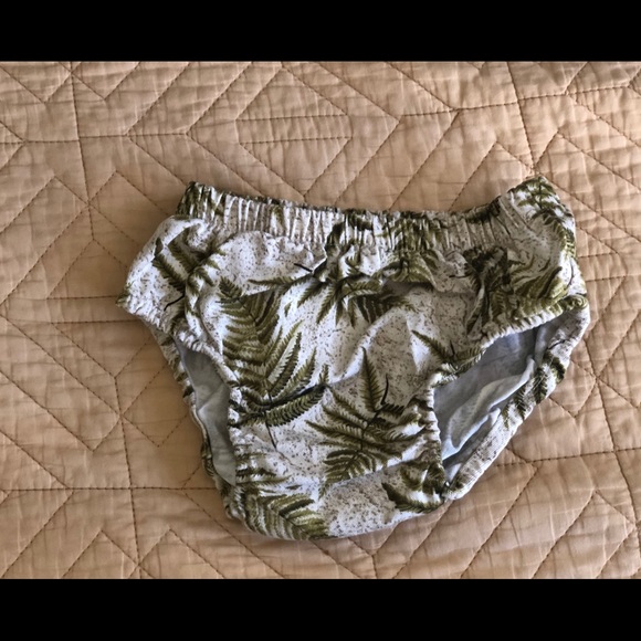 Ashley Rose Fern Print Diaper Cover - Picture 2 of 2